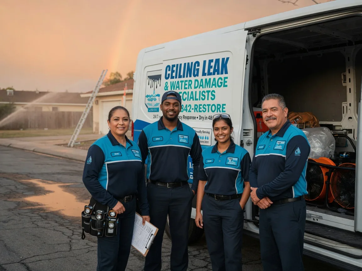 Ceiling Leak Cleanup company in Cumbola, PA